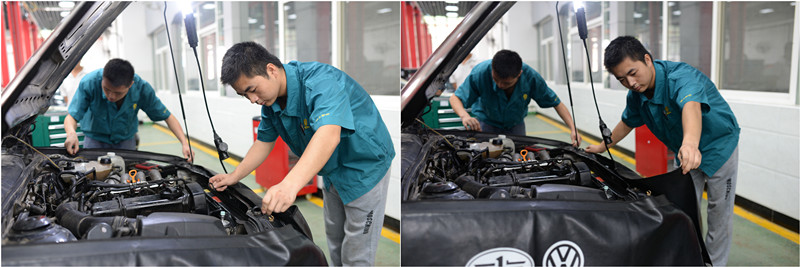 安装叶子板档布